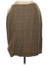 Emanuel Emanuel Ungaro 100% Wool Plaid Brown Wool Skirt Size 8 - photo 2