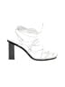 FRAME 100% Leather White Sandals Size EU 37 1/2 - photo 1