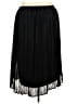 Catherines 100% Polyester Solid Black Casual Skirt Size 3X - photo 2