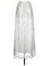 Unbranded 100% Polyester Metallic Silver Formal Skirt Size L - photo 2