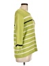 Christopher & Banks 100% Cotton Stripes Green Pullover Sweater Size L - photo 4