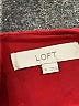 Ann Taylor LOFT 100% Polyester Red Short Sleeve Top Size XL - photo 7