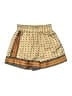 Assorted Brands 100% Polyester Polka Dots Yellow Shorts Size S - photo 1