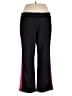 Athletic Works Color Block Black Track Pants Size 12 - 14 - photo 1
