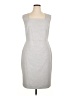 Ann Taylor Houndstooth Gray Casual Dress Size 14 - photo 1