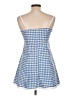 Shein Checkered-gingham Blue Casual Dress Size L - photo 2