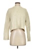 Mango Metallic Ivory Turtleneck Sweater Size S - photo 1