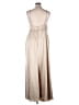 Dessy Collection 100% Polyester Metallic Tan Cocktail Dress Size 22 - photo 2
