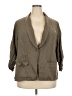 Torrid Gray 3/4 Sleeve Button-Down Shirt Size 3X Plus (3) - photo 1