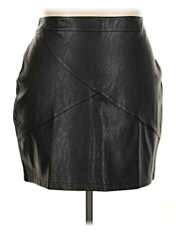 Zeagoo Faux Leather Skirt (view 1)