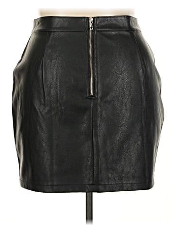 Zeagoo Faux Leather Skirt (view 2)