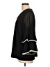 Susan Graver 100% Polyester Black 3/4 Sleeve Blouse Size L - photo 5