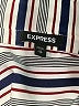 Express 100% Polyester Stripes Gray Casual Dress Size XS - photo 7