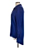 Converse One Star 100% Rayon Blue Long Sleeve Blouse Size L - photo 5