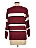 Liz Claiborne Stripes Burgundy Pullover Sweater Size L - photo 2