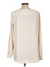 Ann Taylor LOFT 100% Polyester Ivory Long Sleeve Blouse Size L - photo 2