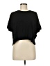 Splendid Black Short Sleeve Turtleneck Size M - photo 1