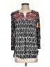 One September 100% Rayon Gray Long Sleeve Blouse Size S - photo 1
