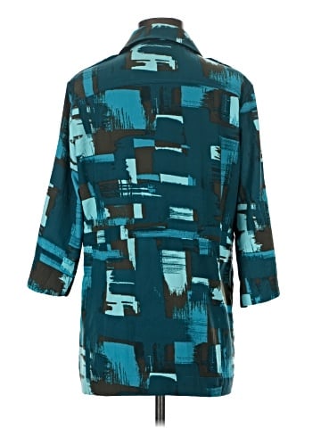 Calvin Klein 3/4 Sleeve Button-Down Shirt (view 2)