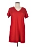 DKNY 100% Polyester Red Short Sleeve T-Shirt Size M - photo 1