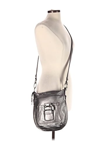 B Makowsky Leather Crossbody Bag (view 2)