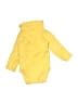 M&S Solid Yellow Long Sleeve Onesie Size 12-18 mo - photo 2