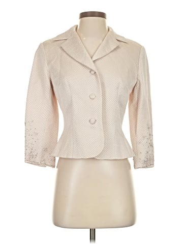 Teri Jon by Rickie Freeman Silk Blazer (view 1)