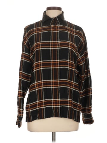 Linda Allard Ellen Tracy Long Sleeve Silk Top (view 1)