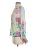 Tommy Bahama Floral Silver Ivory Pullover Sweater Size XS - photo 5