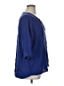 Soft Surroundings 100% Linen Blue Pullover Sweater Size 1X - photo 4