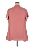 City Chic 100% Polyester Pink Short Sleeve Blouse Size 22 Plus (XL) - photo 2