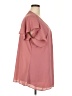 City Chic 100% Polyester Pink Short Sleeve Blouse Size 22 Plus (XL) - photo 4
