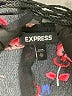 Express 100% Rayon Hearts Black Casual Dress Size XS - photo 7