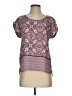 Pink Rose 100% Polyester Pink Short Sleeve Blouse Size S - photo 1
