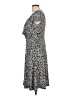 Rabbit Rabbit Rabbit Designs Animal Print Gray Casual Dress Size 12 (petite) - photo 5