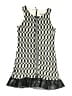 Assorted Brands Chevron-herringbone Ivory Black Dress Size 12 - photo 1