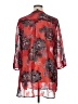Roz & Ali 100% Polyester Floral Red 3/4 Sleeve Blouse Size XL - photo 2