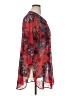 Roz & Ali 100% Polyester Floral Red 3/4 Sleeve Blouse Size XL - photo 4