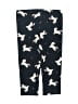 Pekkle 100% Cotton Print Black Casual Pants 6-9 MO / 9 MO - photo 1