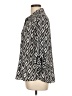 Sami & JO 100% Polyester Print Black 3/4 Sleeve Blouse Size L - photo 5