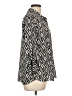 Sami & JO 100% Polyester Print Black 3/4 Sleeve Blouse Size L - photo 4