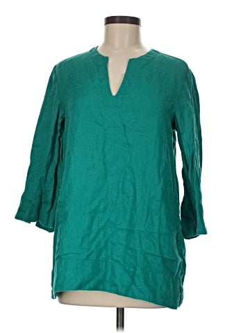 Lands' End 3/4 Sleeve Blouse (view 1)