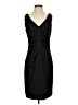 Tahari Solid Black Cocktail Dress Size S - photo 1