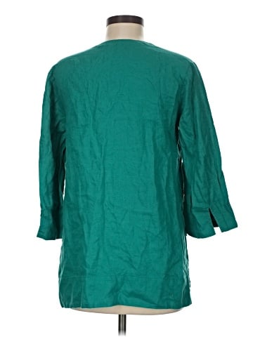 Lands' End 3/4 Sleeve Blouse (view 2)