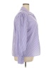 Zeagoo Stripes Purple Long Sleeve Blouse Size XXL - photo 4