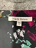 Black Rainn 100% Polyester Floral Black 3/4 Sleeve Blouse Size S - photo 7