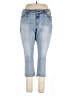 Denizen from Levi's Solid Blue Jeans Size 18 - photo 1