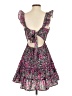 Shein 100% Polyester Floral Pink Casual Dress Size 4 - photo 2