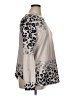 Tickled Teal Animal Print Silver Pullover Sweater Size XL - photo 4