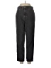 Zara Chevron-herringbone Gray Jeans Size 10 - photo 1